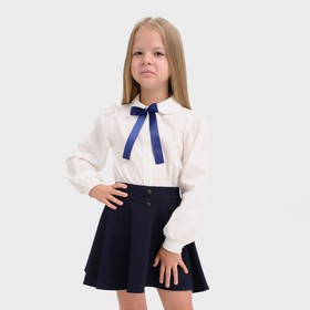 Рубашка детская KAFTAN, размер 34 (122-128 см), цвет белый