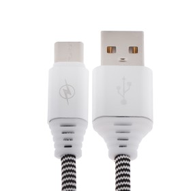 

Кабель Smartbuy iK-3112NS, Type-C-USB, 2 А, 1м, нейлон, передача данных/зарядка, черно-белый