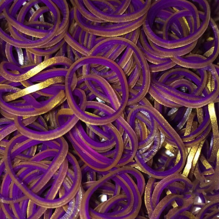 резиночки для плетения браслетов rainbow loom неон фиолетовый Резиночки для плетения браслетов RAINBOW LOOM, Персидская коллекция, фиолетовый