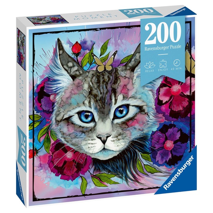 Пазл Ravensburger «Кошачьи глазки», 200 элементов пазл кошачьи посиделки 1000 элементов
