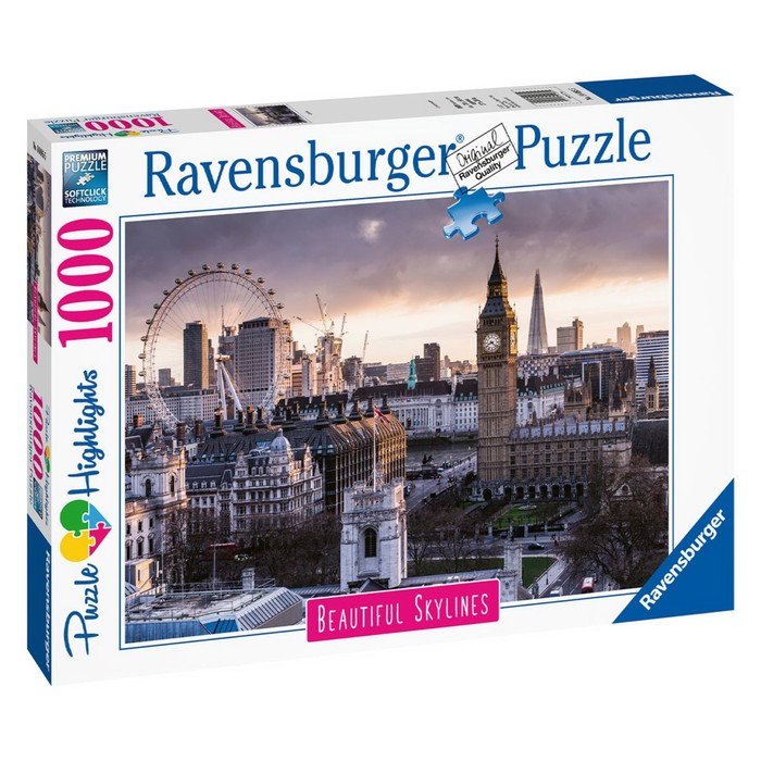 пазл панорамный ravensburger 1000 деталей ночной лондон Пазл Ravensburger «Лондон. Виды города», 1000 элементов