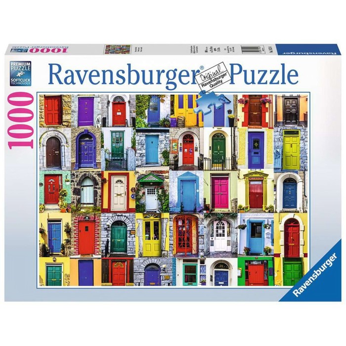 Пазл Ravensburger «Двери со всего мира», 1000 элементов пазл ravensburger карта мира сживотными 30 элементов