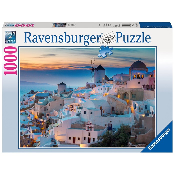 пазл санторини 2000 элементов Пазл Ravensburger «Вечерний Санторини», 1000 элементов