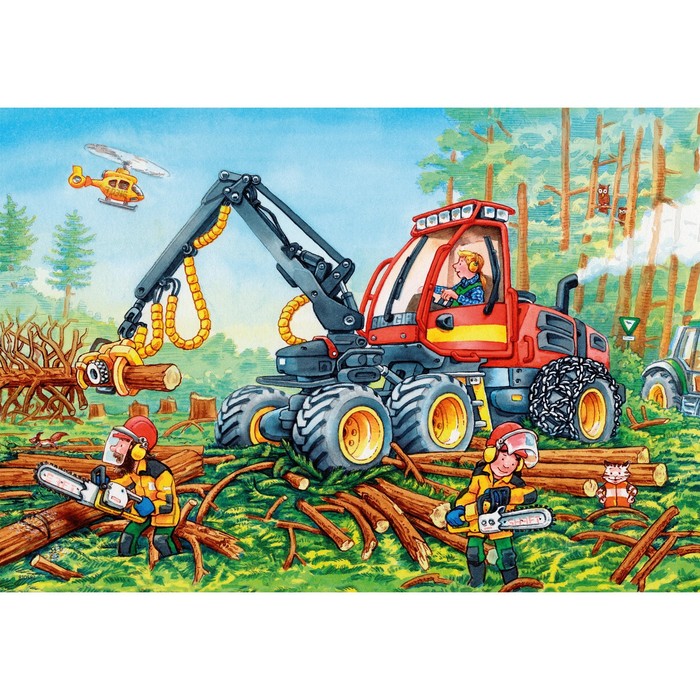 

Набор пазлов Ravensburger «Землекопы», 2 штуки, 24 элемента