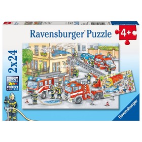 

Набор пазлов Ravensburger «Герои вдействии», 2 штуки, 24 элемента