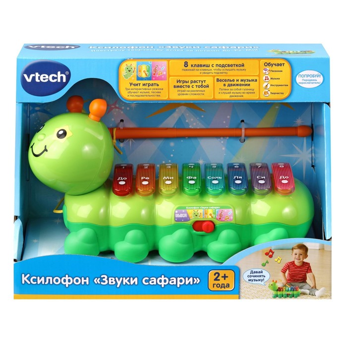 фото Ксилофон vtech «гусеница» cvtech