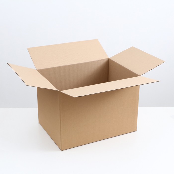 Коробка складная, бурая, 70 х 50 х 50 см коробка складная бурая 26 х 17 х 9 см
