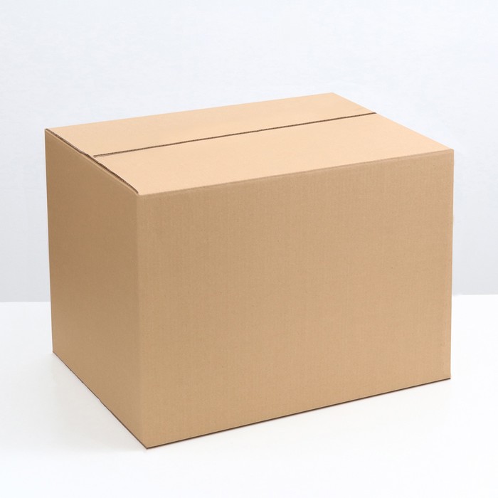 Коробка складная, бурая, 70 х 50 х 50 см