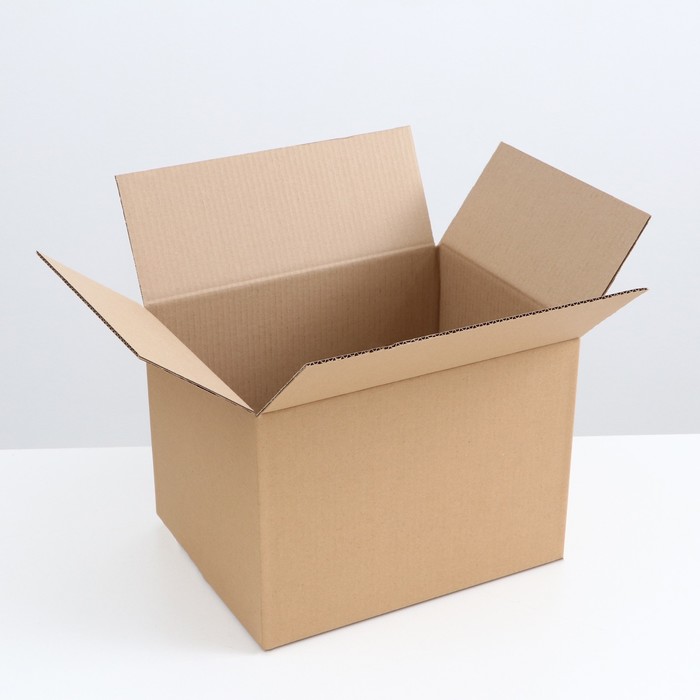 Коробка складная, бурая, 40 х 30 х 30 см коробка складная бурая с ручками 60 х 40 х 40 см