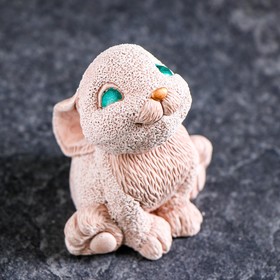 

Фигура "Кролик Лучик" бежевый, 7х5х6см
