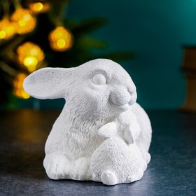 

Фигура для раскраски "Мама зайчиха с зайчиком" 16х11х10см
