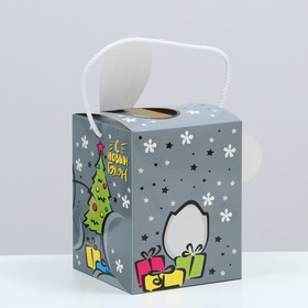 

Подарочная коробка кубик "Зайчонок", 12 х 12 х 15,5 см, 1 шт.