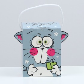 

Подарочная коробка кубик "Котенок", 12 х 12 х 15,5 см, 1 шт.