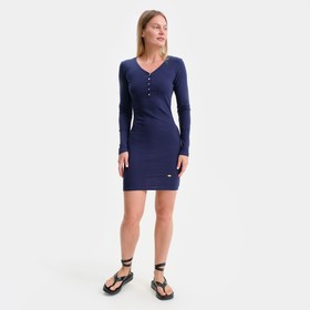 Платье женское, цвет тёмный-синий, размер 44 (M) Ош