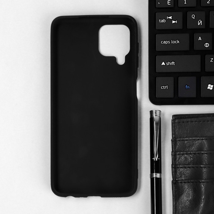 фото Чехол tfn, для телефона samsung m22, силиконовый, черный