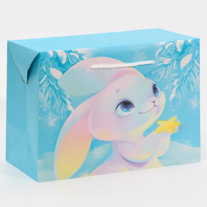Пакет-коробка «Чудесного Нового года», 28 × 20 × 13 см