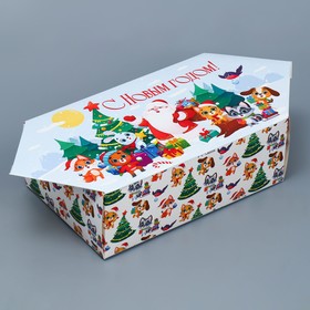 Сборная коробка‒конфета «Новый год», 18 × 28 × 10 см