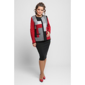 

Жакет «Текстильная мануфактура», цвет красный, размер 68