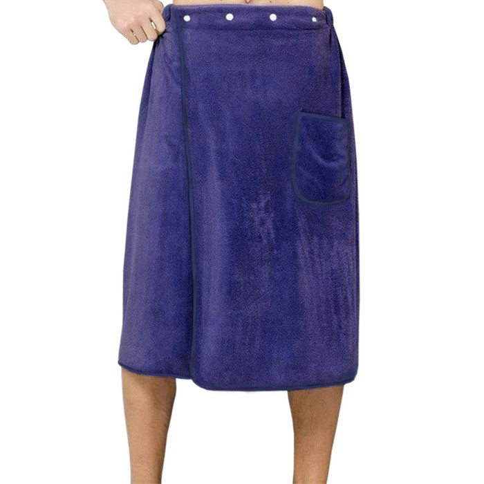 Махровое полотенце «Сауна» мужское, размер 80x150 см, цвет синий