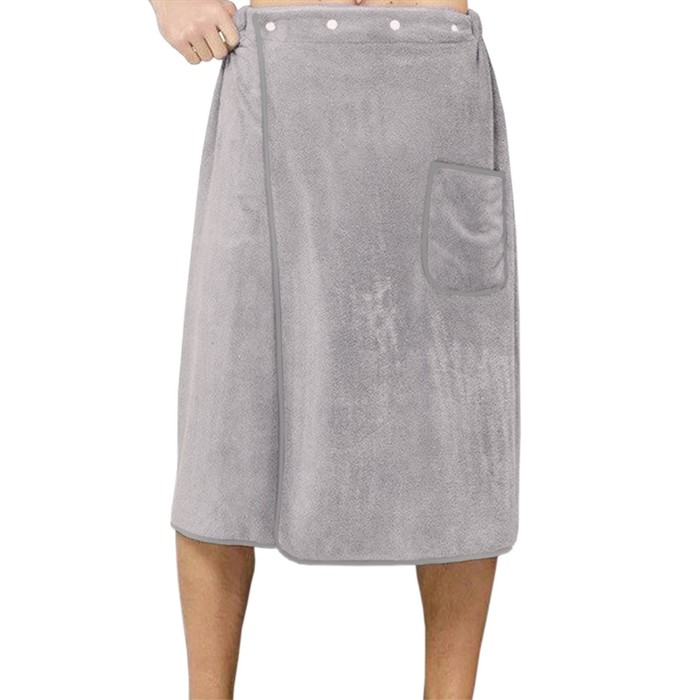 Махровое полотенце «Сауна» мужское, размер 80x150 см, цвет серый