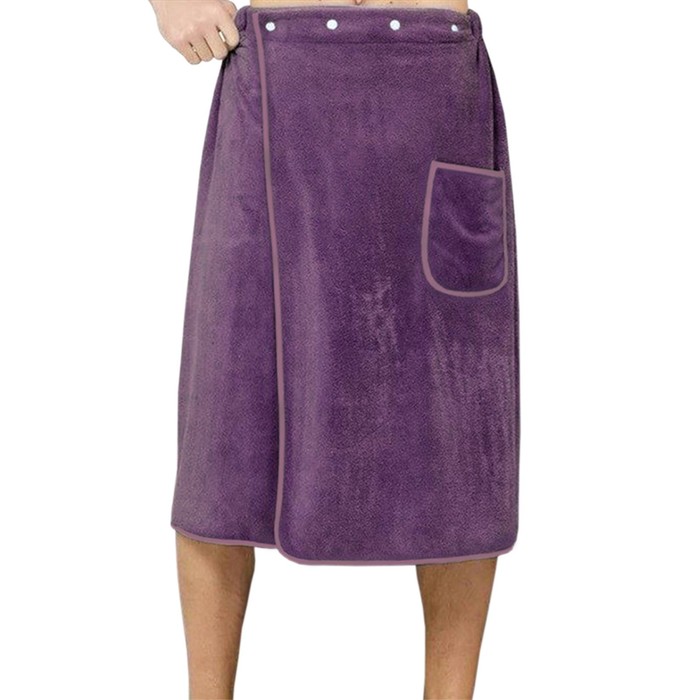 Махровое полотенце «Сауна» мужское, размер 80x150 см, цвет фиолетовый
