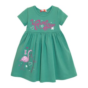 

Платье для девочки, рост 122 см, цвет изумрудный