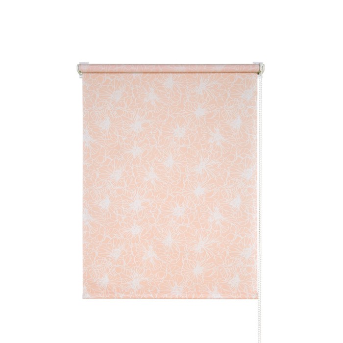 Рулонная штора «Экзотика», 140х175 см, цвет персик
