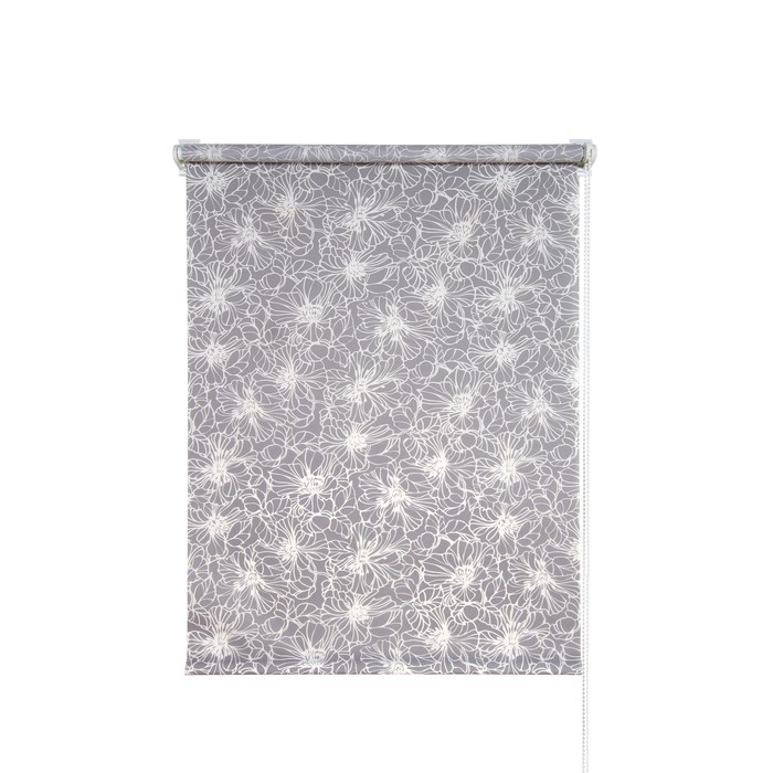 Рулонная штора «Экзотика», 60х175 см, цвет стальной