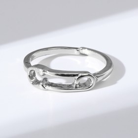 Кольцо «Настроение» булавка, цвет серебро, безразмерное