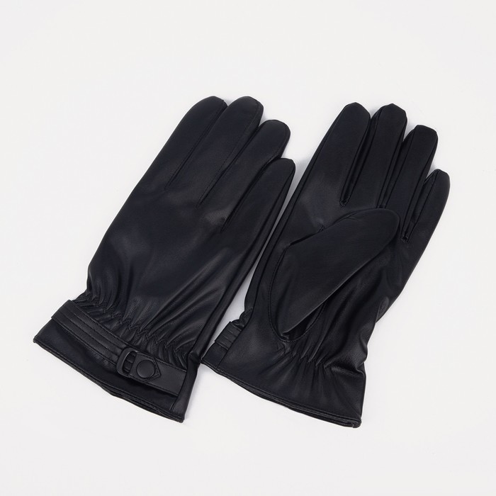 Перчатки мужские, безразмерные, без утеплителя, цвет чёрный перчатки мужские безразмерные без утеплителя цвет светло коричневый