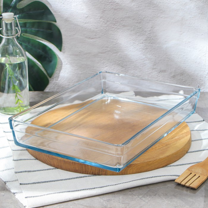 форма прямоугольная для запекания и выпечки из жаропрочного стекла cook Форма для выпечки и запекания из жаропрочного стекла, 36,7×25,7×6 см