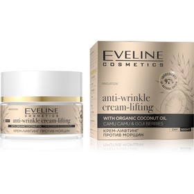 

Крем-лифтинг для лица Eveline Organic Gold, против морщин, 50 мл