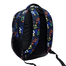 

Рюкзак молодёжный ORBER CLASS X "Мячики" 45 х 32 х 16 см, чёрный, синий
