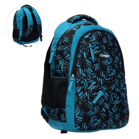 Рюкзак TORBER CLASS X, 45 х 30 х 18 см, универсальный, голубой Ош