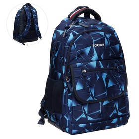 Рюкзак TORBER CLASS X, 45 х 30 х 18 см, универсальный, синий Ош