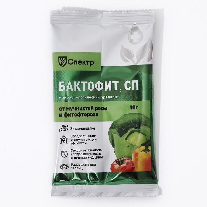 

Биофунгицид Бактофит, СП, Спектр, 10 г
