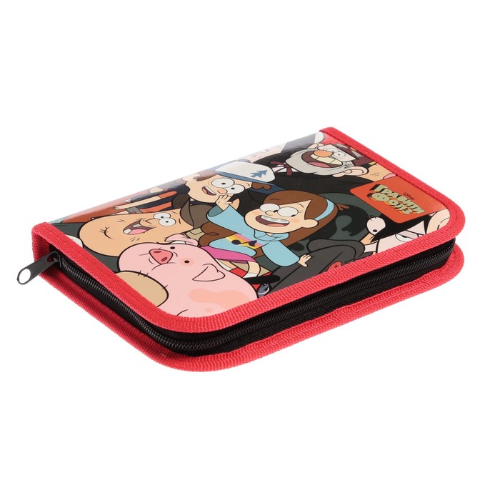 фото Пенал 1 секция, 130 х 190 х 30 мм, с откидной планкой, hatber, "гравити фолз", ламинированный картон npn_38055 gravity falls