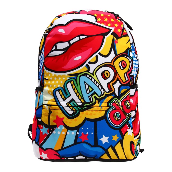 

Рюкзак молодежный 42 х 29 х 12 см, Hatber Black, Sweet kiss, NRk83133