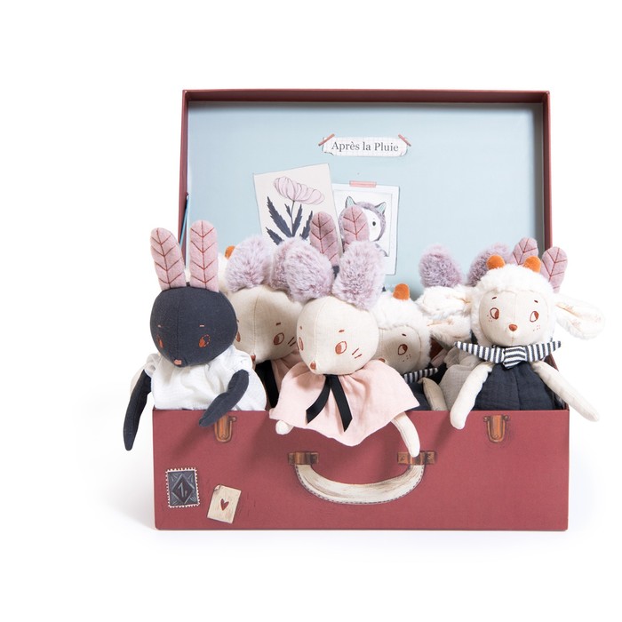 фото Набор мягких игрушек в сундуке «маленькая овечка» moulin roty