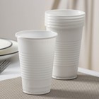 Набор одноразовой посуды «Чайный №2», на 6 персон, цвет белый - Фото 4