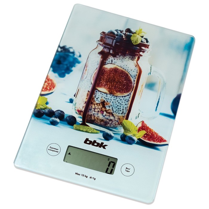 Весы кухонные BBK KS102G, электронные, до 5 кг, рисунок 