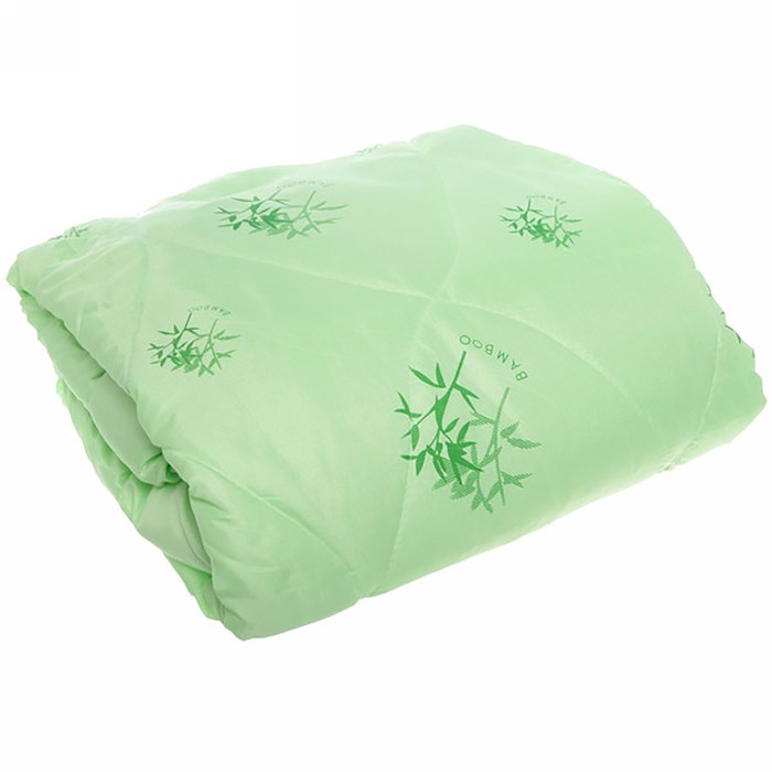 Одеяло Бамбук эконом, размер 140х205 см, МИКС, 200 г/м, полиэстер 100%