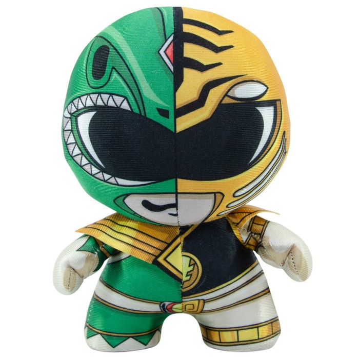 Мягкая фигурка-игрушка премиум «Могучие Рейнджеры», зелёно-белый рейнджер, 17.5 см