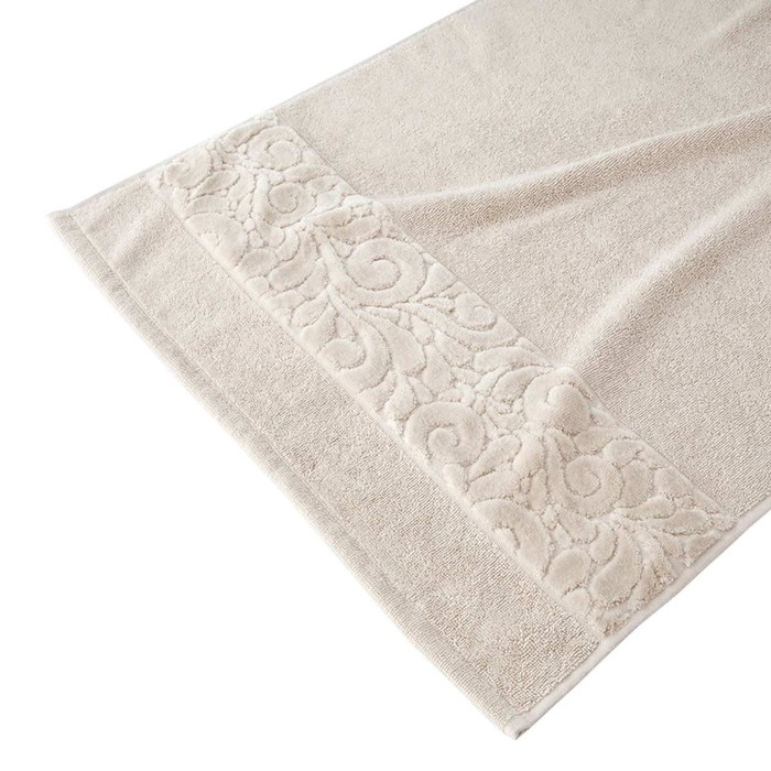 Полотенце, размер 70x140 см, цвет бежевый полотенце размер 70x140 см цвет кремовый