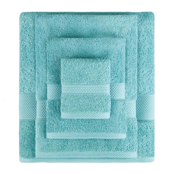 Полотенце махровое Arya Home Miranda Soft, 450 гр, размер 30x50 см, цвет аква