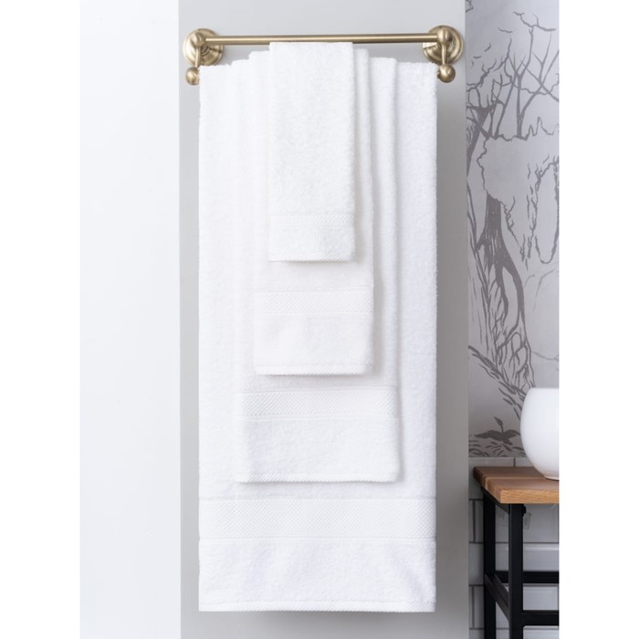 Полотенце Arya Home Miranda Soft, размер 30x50 см, цвет белый