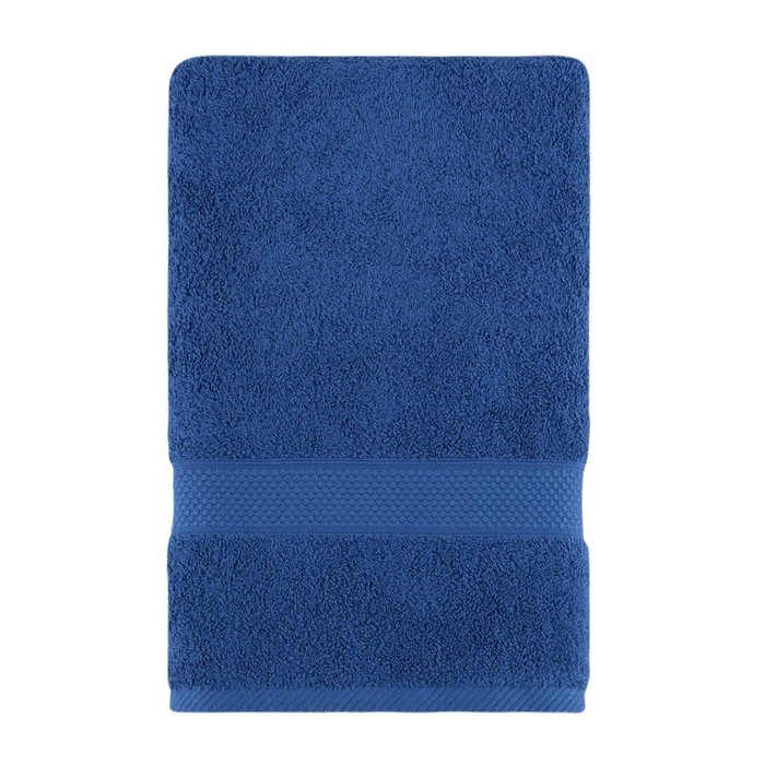 Полотенце, размер 30x50 см, цвет темно-синий