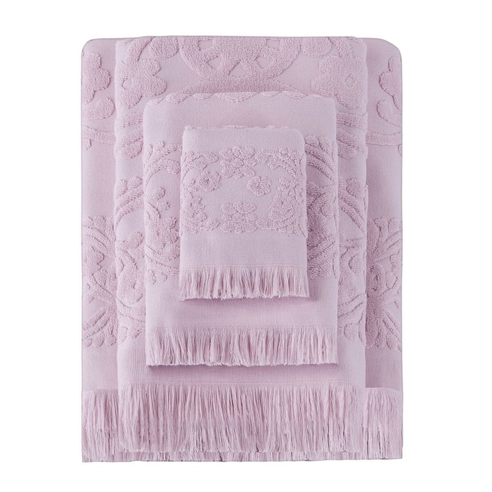 Полотенце Arya Home Isabel Soft, размер 30x50 см, цвет пудровый