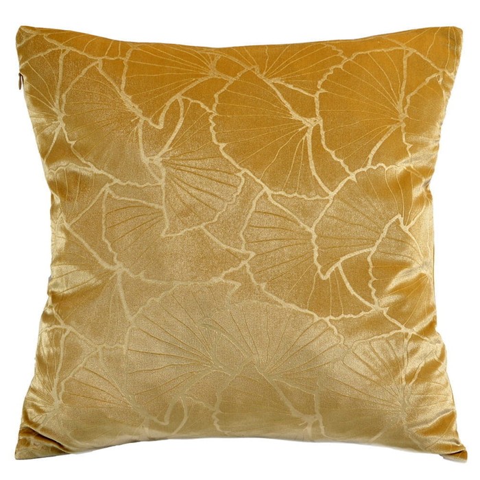 Чехол для подушки, размер 45x45, цвет золотистый