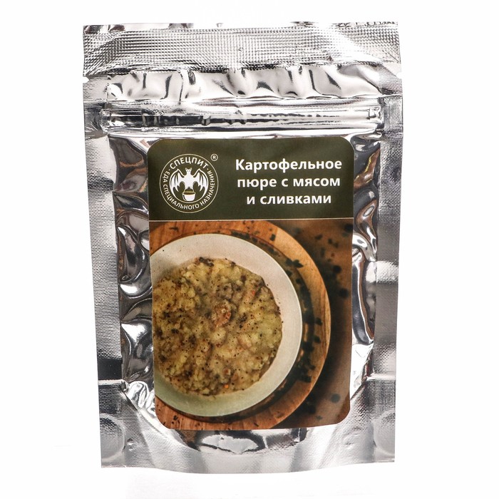 

Картофельное пюре с мясом и сливками, 50г